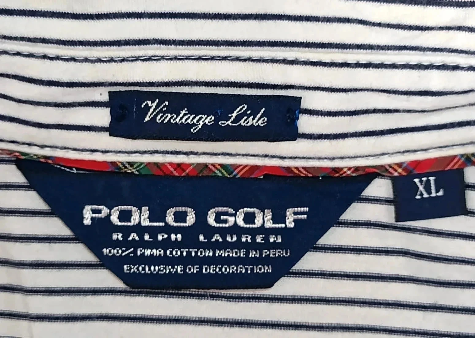 Ralph Lauren U.S. Open Vintage Lisle Golf Polo Size XL – photo 14